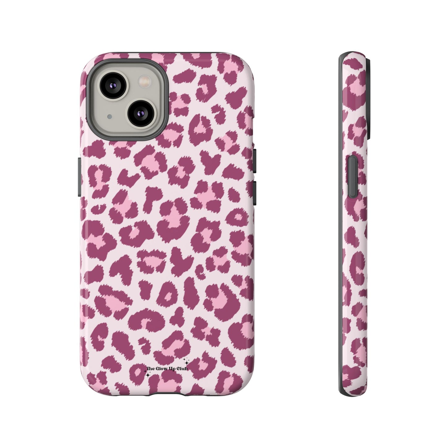 Leopard print double pink - tough case