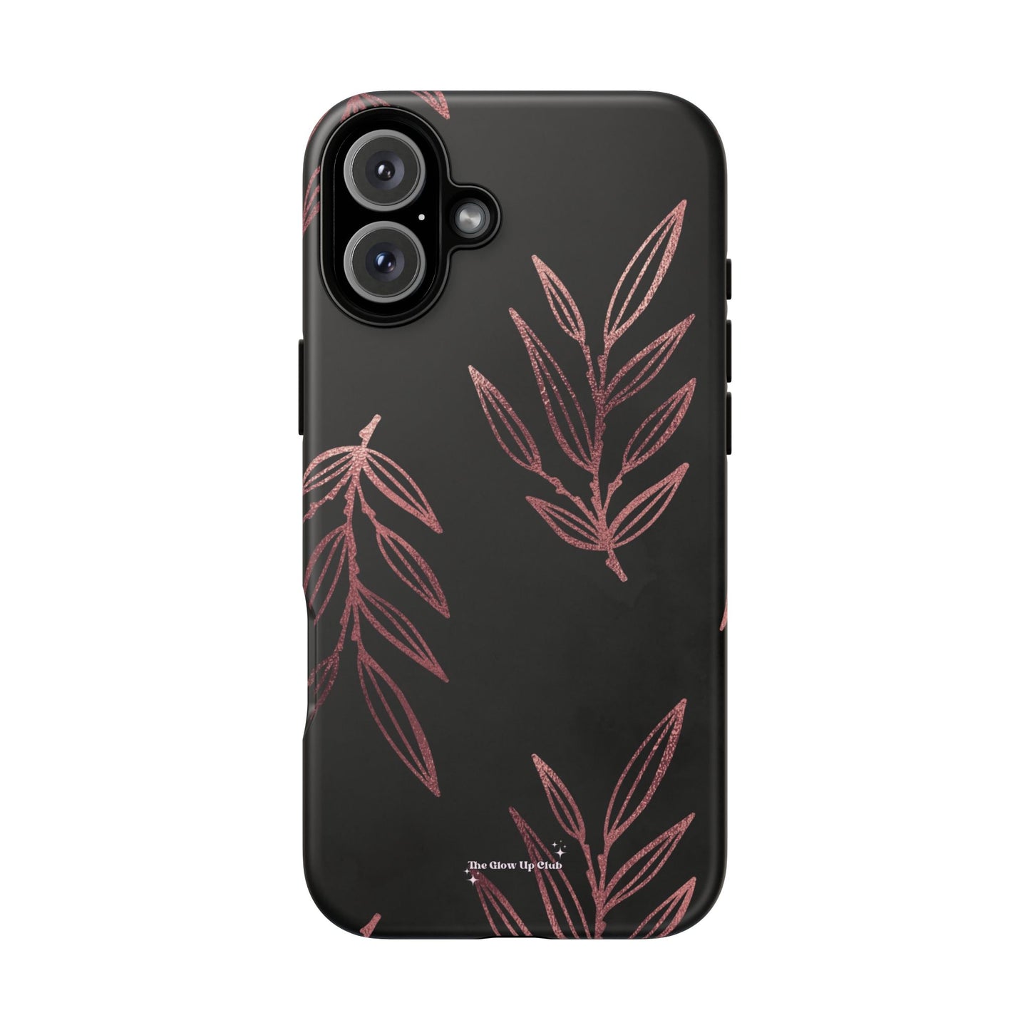 Rose gold leaves minimalistic - tough case