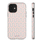 Pink grey pattern - tough case