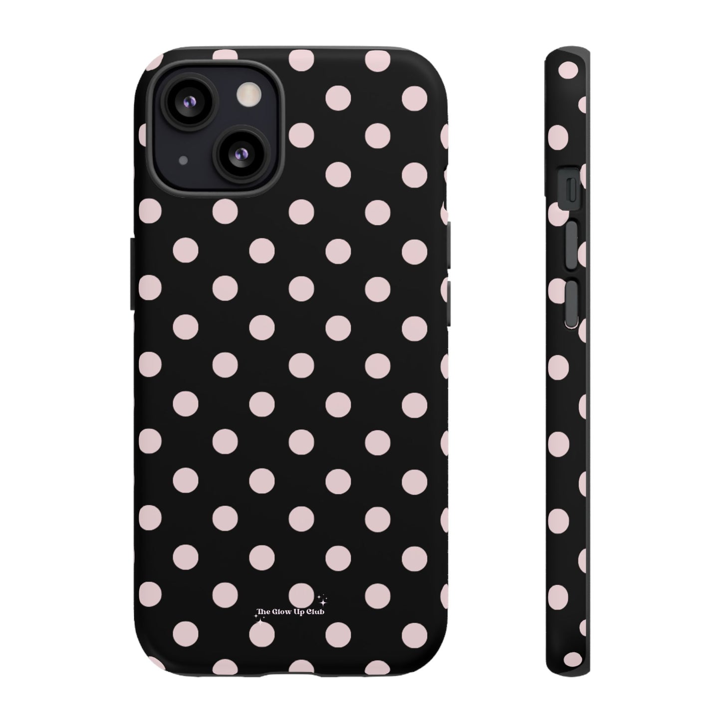 Black and pink dots - tough case