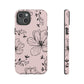 Realistic flowers pink - tough case