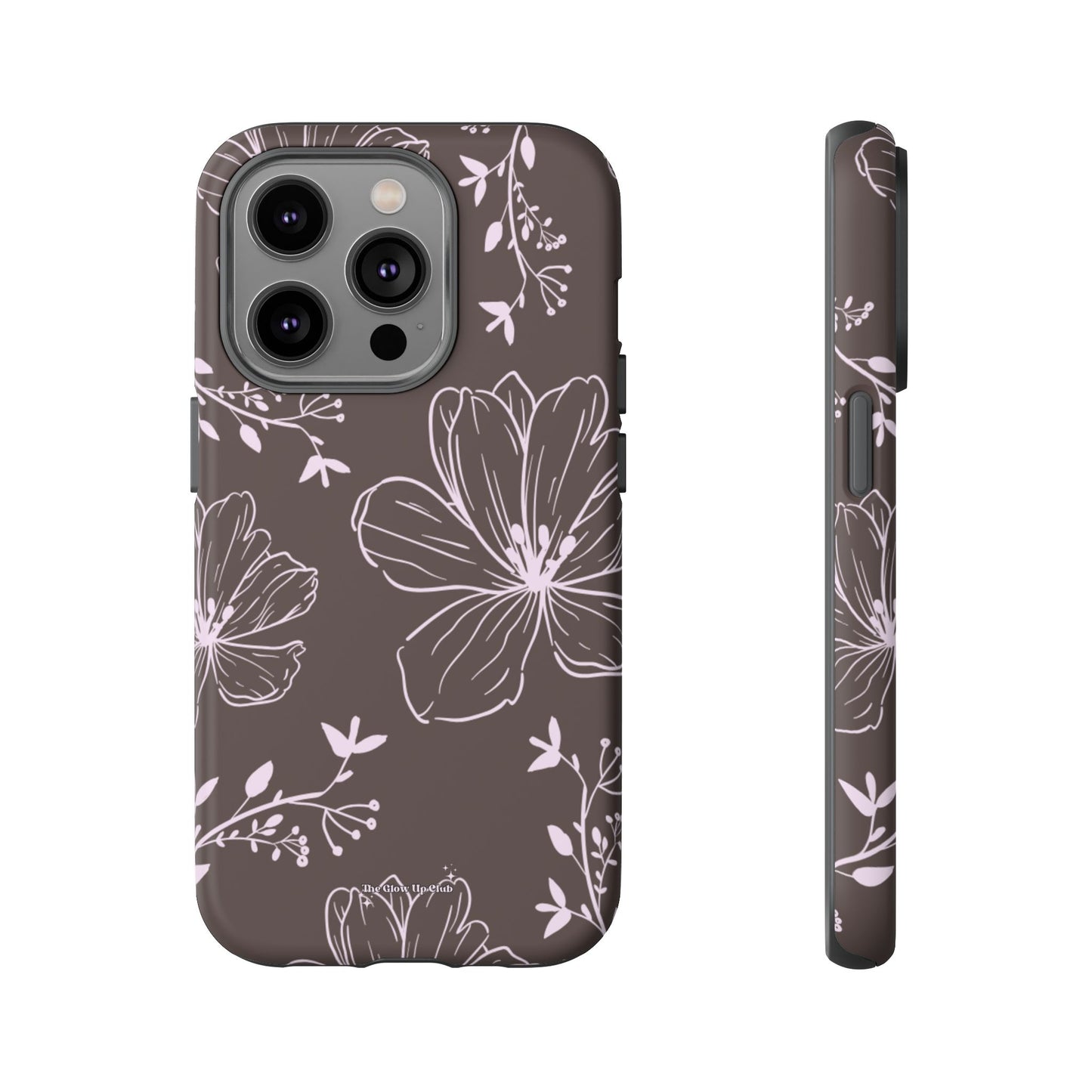 Realistic flowers grey - tough case