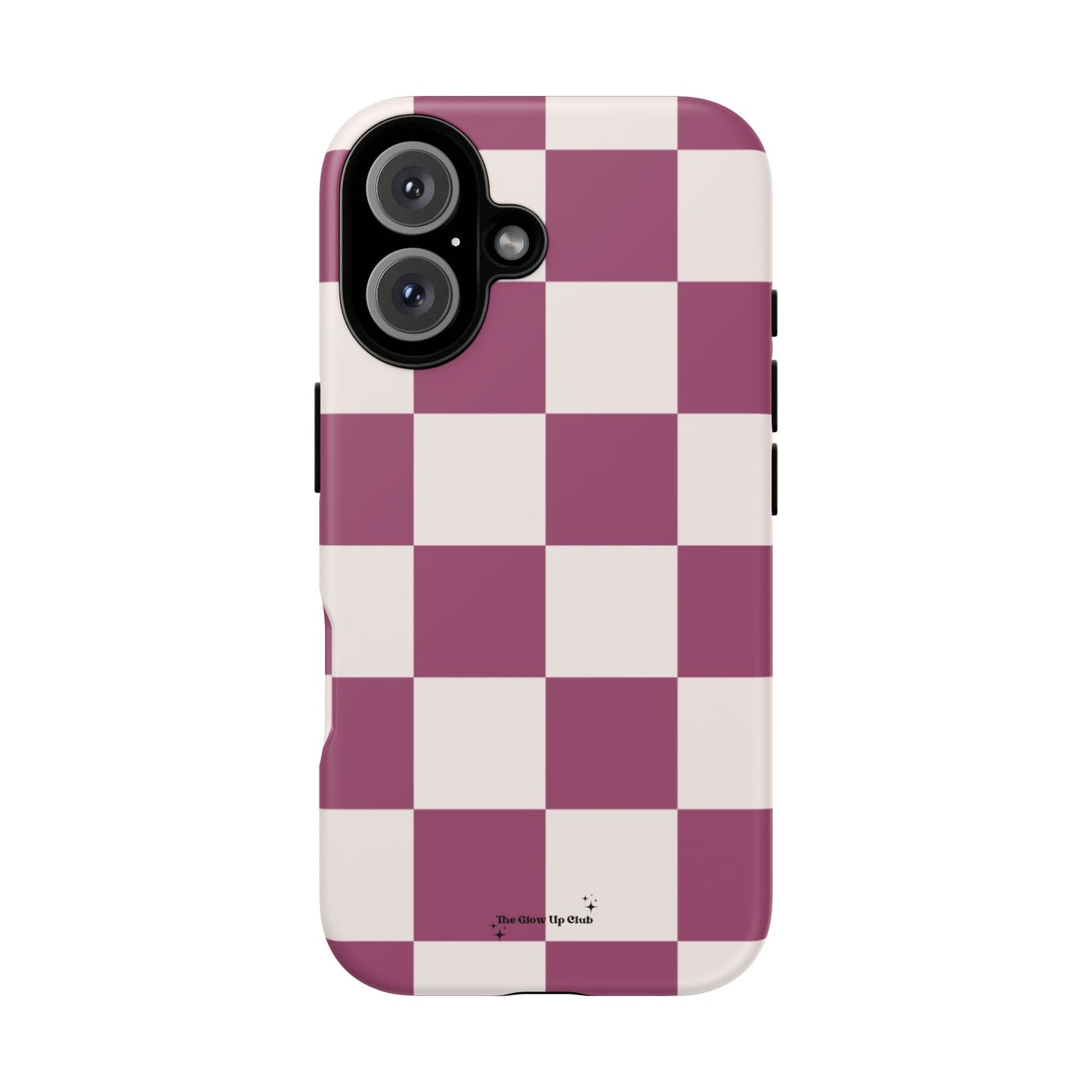 Burgundy checkers - tough case