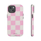 Pink white checkers - tough case