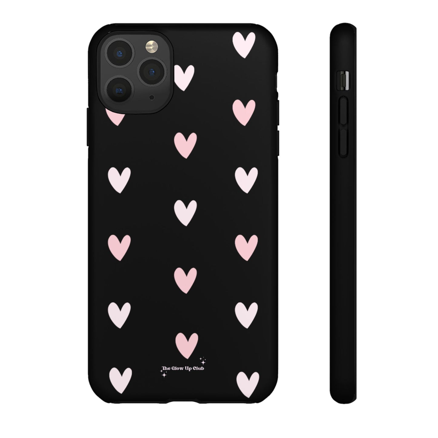 Black heart pattern - tough case