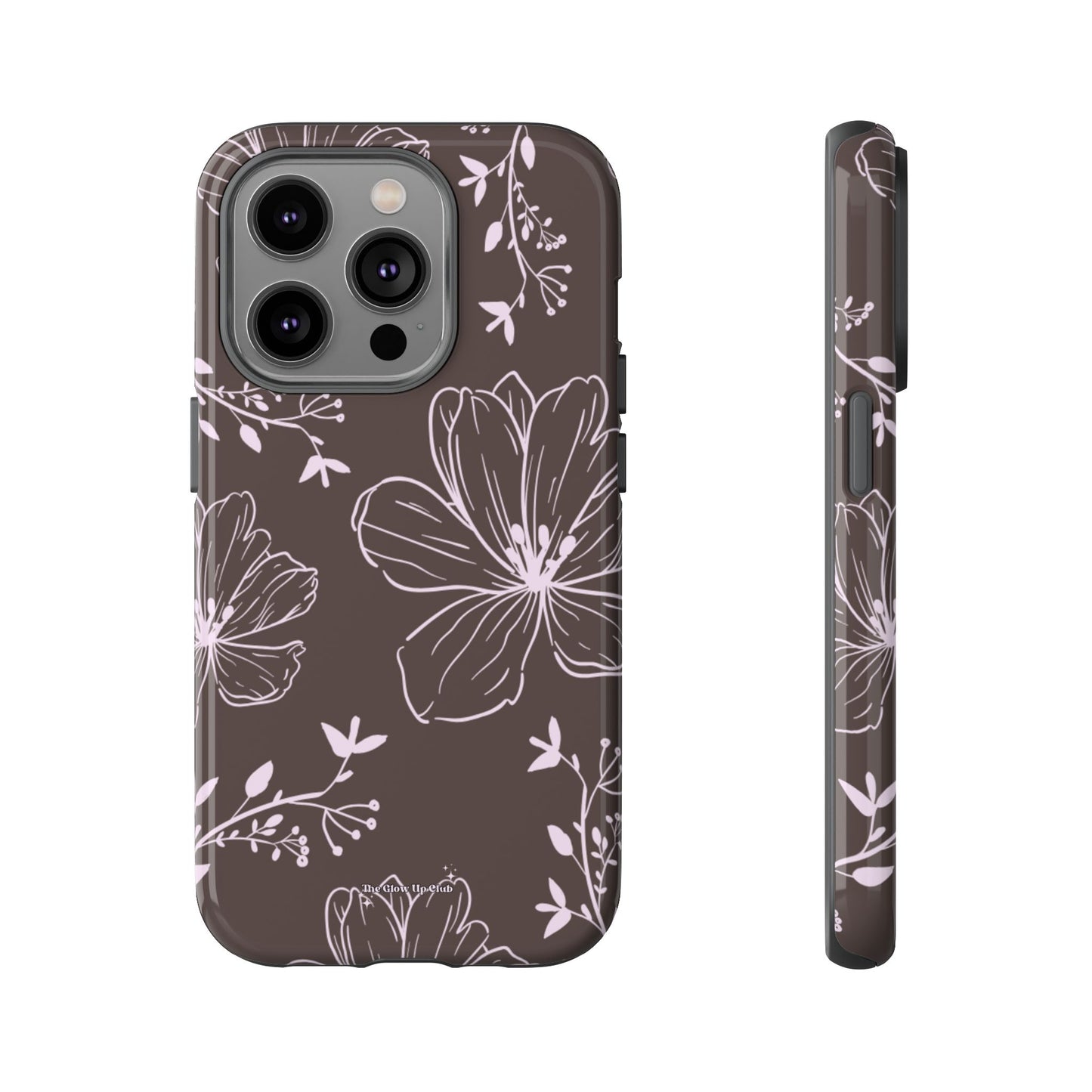 Realistic flowers grey - tough case