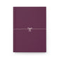 Minimalistic ribbon burgundy Journal