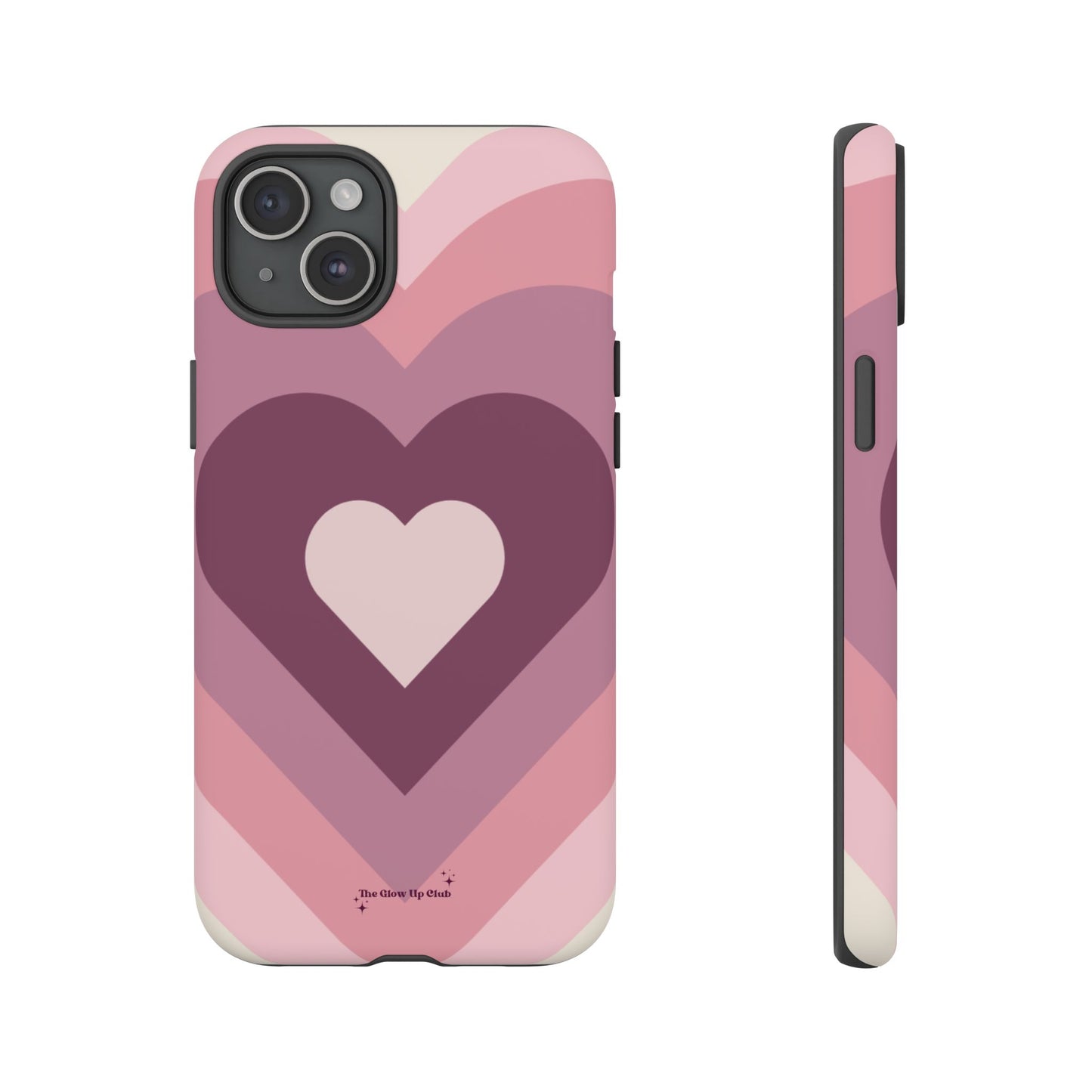 Heart layers pink - tough case