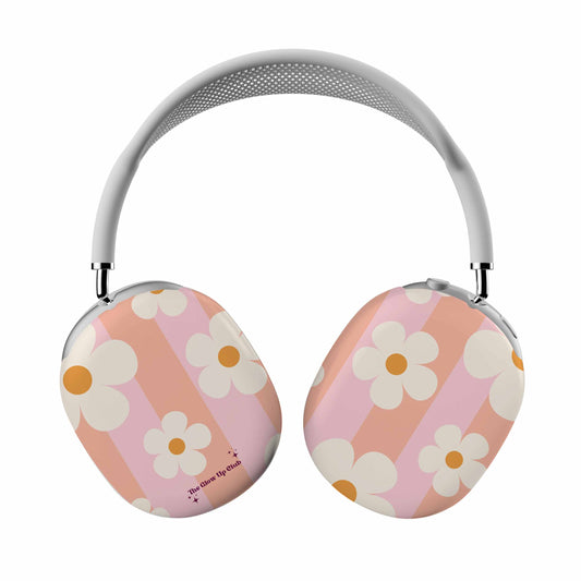 Flowers with stripes - AirPod Max Cases