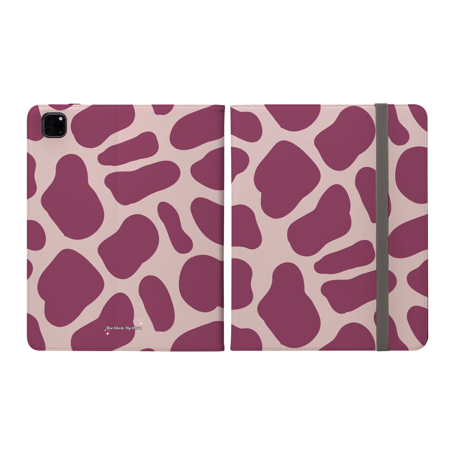 Burgundy giraffe -  iPad Case