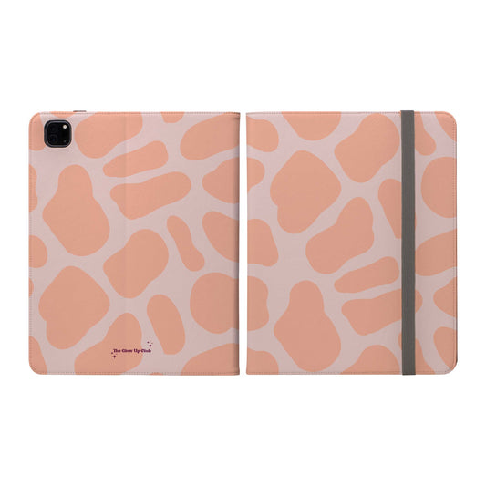 Orange and pink giraffe -  iPad Case