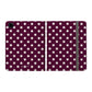 Burgundy dots -  iPad Case