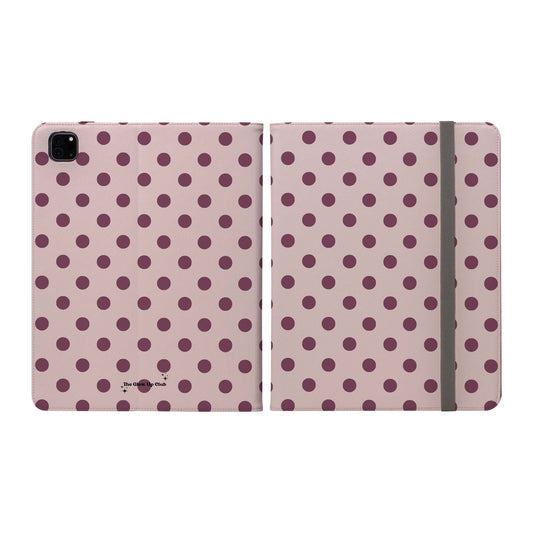 Pink purple dots - iPad Case