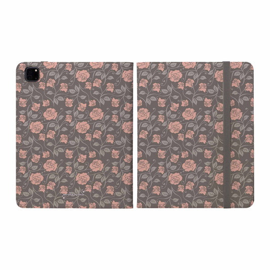 Small roses brown - iPad Case