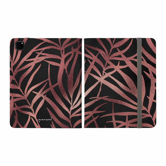 Rose gold leaves - iPad Case