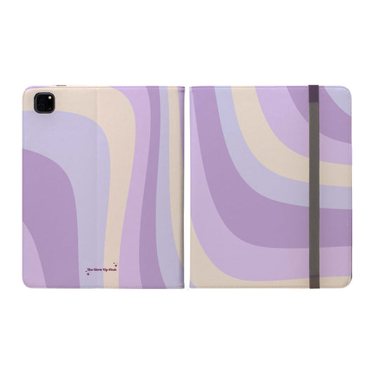 Purple waves -  iPad Case