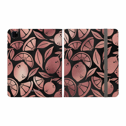 Rose gold lemons - iPad Case