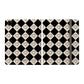 Black and cream heart checkers -  iPad Case