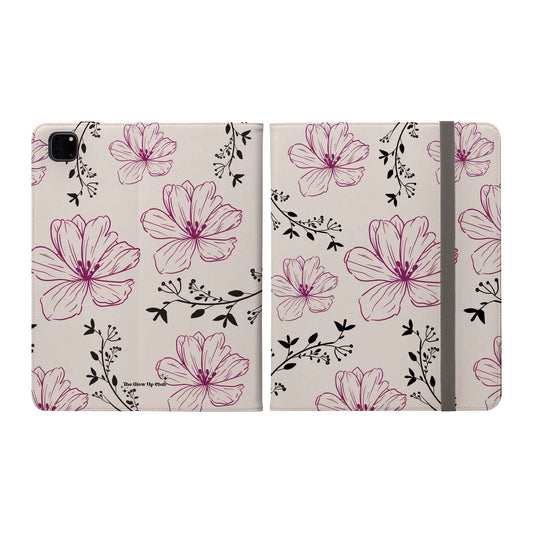 Realistic flower pattern pink - iPad Case